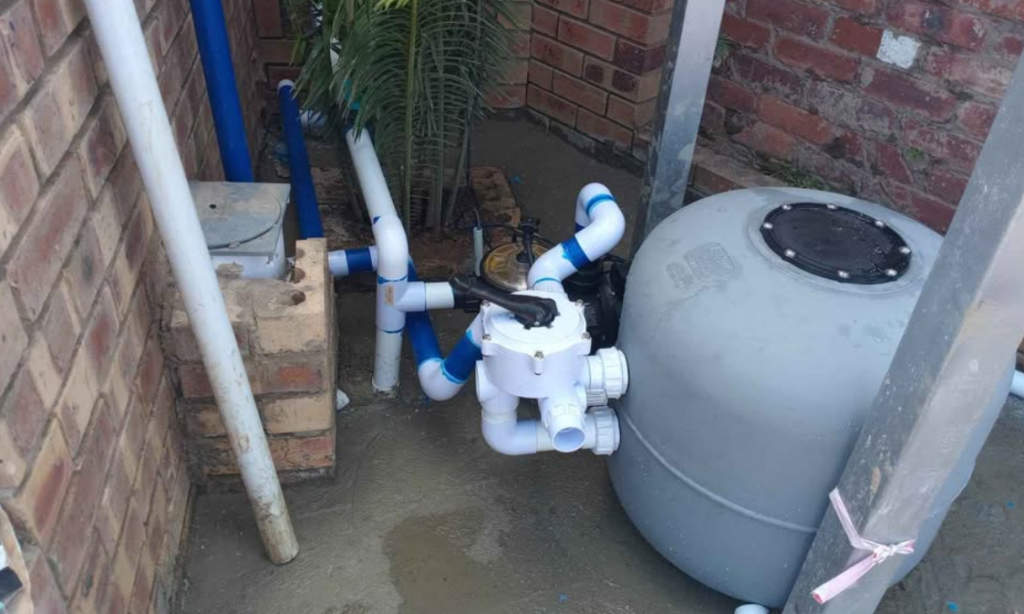 Pool system installation