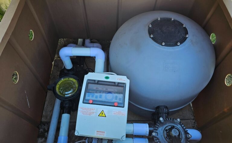 Pool pump and filter system installation